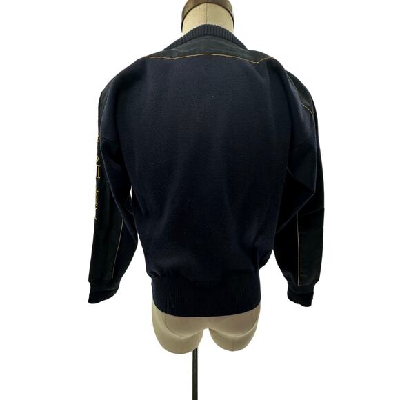 Paul & Shark Yachting Navy Crew Neck/Ribbed Hemmed Sweater- S - Picture 6 of 9